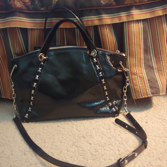 Michael Kors black patent handbag - Picture 3 of 5